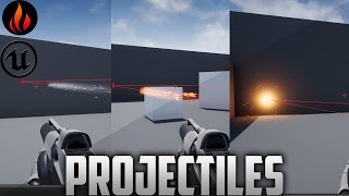 Unreal Engine 4 - Fire & Water Projectile