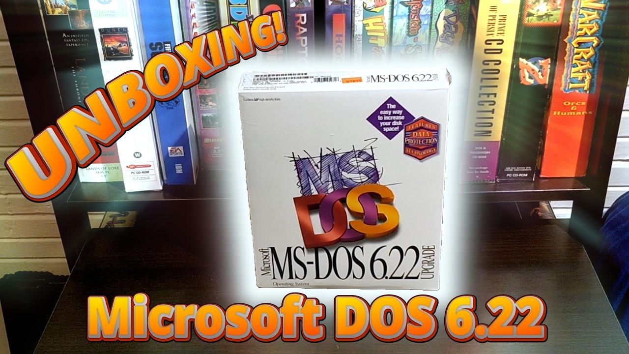 Microsoft DOS 6.22 Unboxing! - YouTube