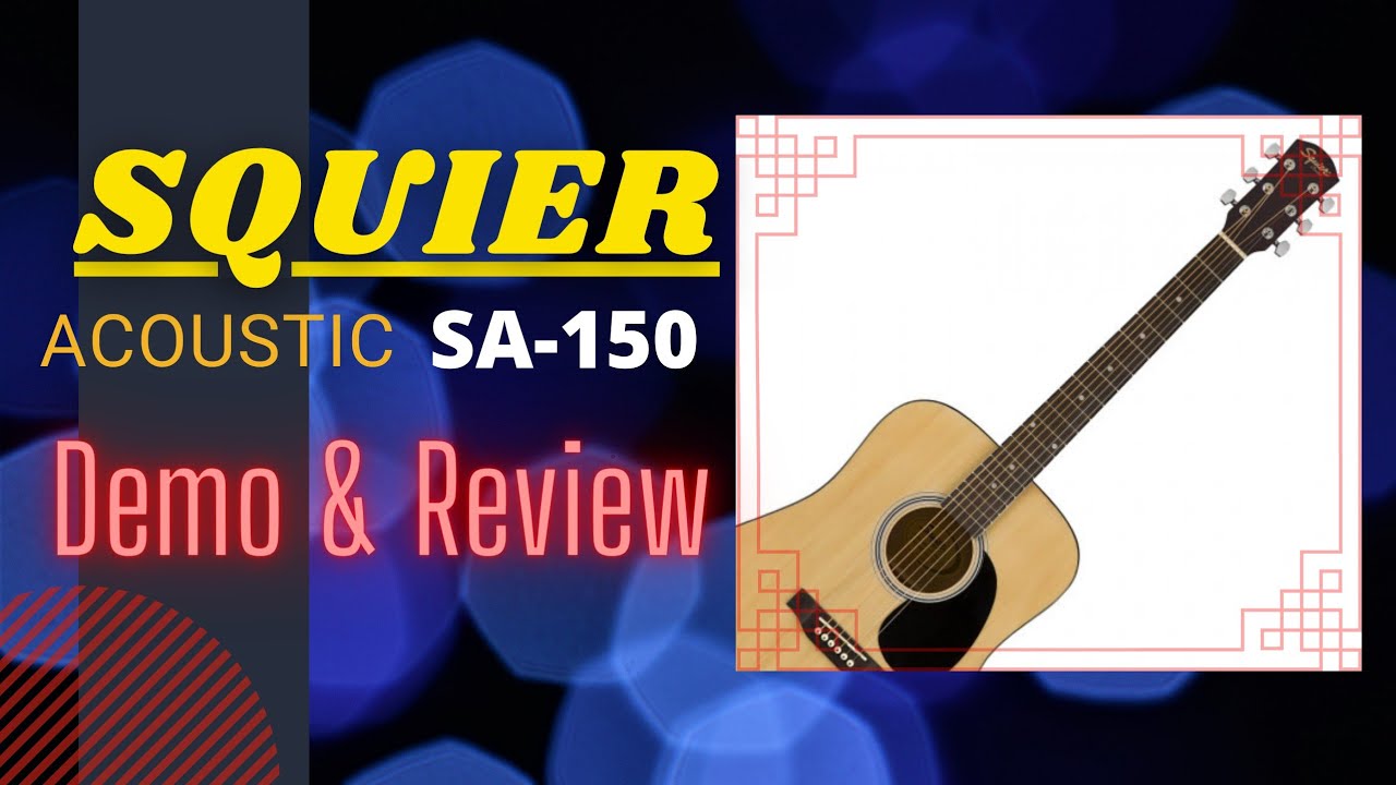 【美品】Squier SA-150アコースティックギター ソフトケース付 FENDER SQUIER SA-150 Acoustic Guitar. EXCELLENT CONDITION