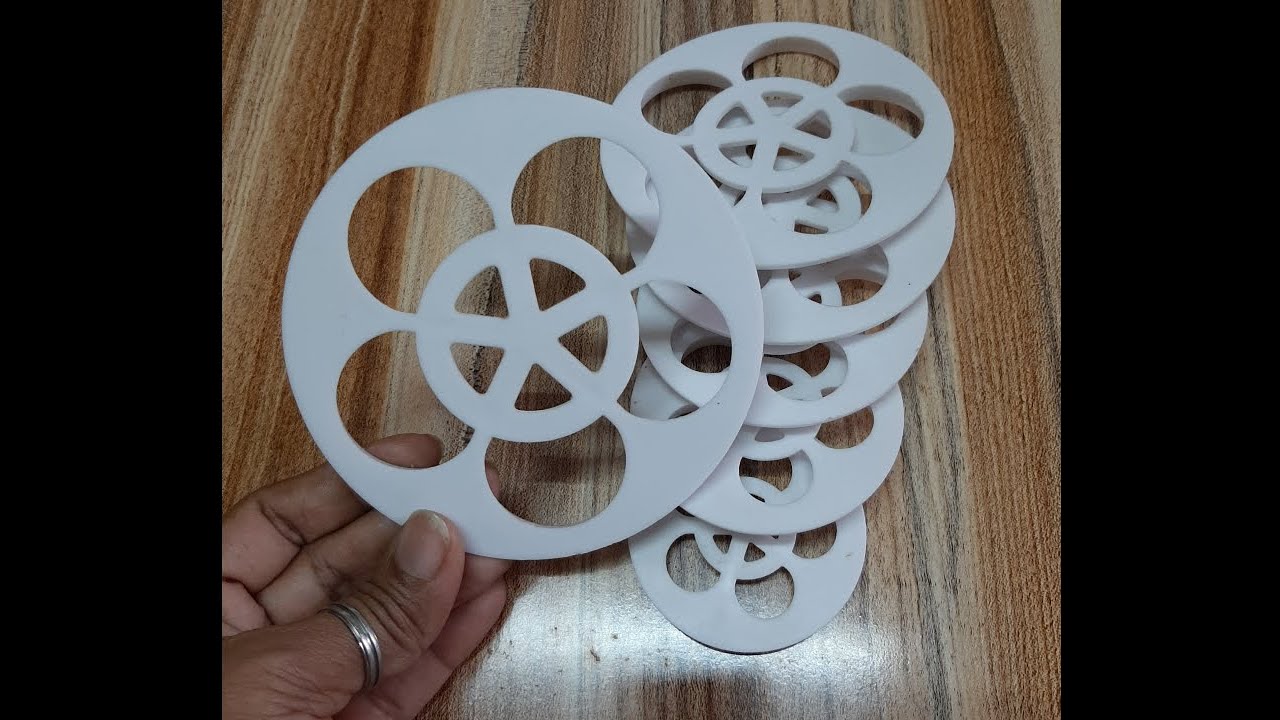 How to make 6 fondant flower with 1 cutter/how to make fondant flowers/1 cutter 6 flowers