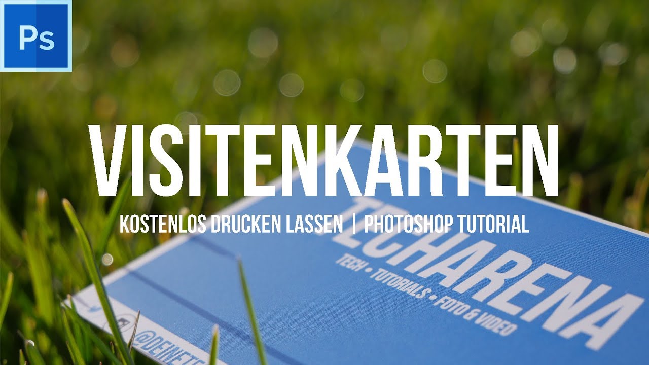 Visitenkarten Selber Gestalten Kostenlos Drucken Lassen Tutorial Youtube