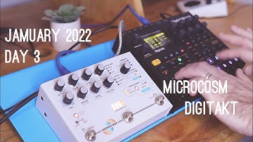 Jamuary 2022 - Day 3 - Hologram Electronics Microcosm - Elektron Digitakt