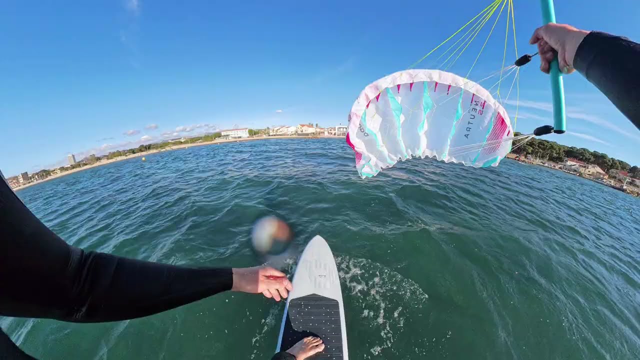 Gong lowkite neutra 2.5/parawing first try 😁#lowkite #parawing #foil