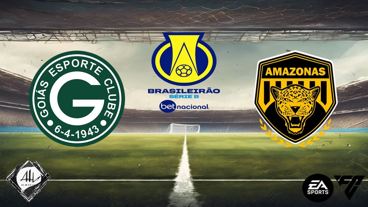 Goiás x Amazonas - 18 rodada Brasileirão Série B 2024 - EA FC - YouTube