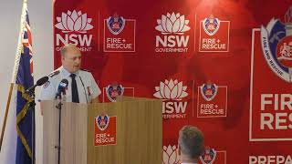 FRNSW Graduation Ceremony - 30 Oct 2020
264 new firefighters today graduated from the Fire and Rescue NSW (FRNSW) Emergency Services Academy at Orchard Hills.
The state’s newest firefighters include a former professional rally car co-driver, a martial arts instructor, a former dairy farm manager, youth worker and a number of teachers.
FRNSW Commissioner Paul Baxter congratulated the new recruits at today’s ceremony.
“Becoming a firefighter is no easy feat. We attract 6-8,000 applications each year, yet of these thousands, only an elite few are chosen,” he said.
“264 of that elite few stand before us today, each of them from diverse backgrounds but sharing one common goal – to protect the irreplaceable.
“It is also pleasing to see that many graduates are joining family members already in service, with some being second generation firefighters.
Commissioner Baxter said the graduates have trained with passion and dedication to become part of the FRNSW family.
“These recruits have shown they have the diverse skills, capabilities and talents required to undertake the varied work that our firefighters do – from educating the community about fire safety and providing emergency medical care to responding to fires, natural disasters and hazmat incidents,” he said.
“They’ve been trained to be prepared for anything and I know they will uphold the high standards of integrity, courage and professionalism expected of a FRNSW firefighter.”
https://fire.nsw.gov.au/news.php?news=2421 FRNSW Graduation Ceremony - 30 Oct 2020