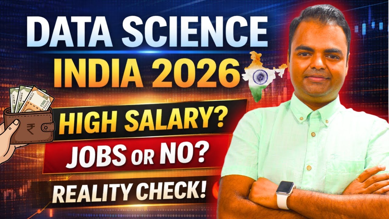 Data Science Career in India 2026🔥Salary, Jobs, Skills, Scope, Courses Reality Check