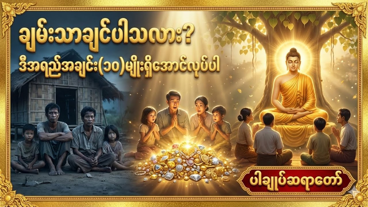  ချမ်းသာချင်လား? မရှိမဖြစ် အရည်အချင်း ၁၀ မျိုး-ပါချုပ်ဆရာတော်