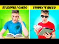 STUDENTI RICCHI VS POVERI A SCUOLA! 🤑 Back to School su Cap e Kazu