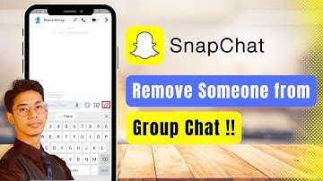 How to Remove Someone from a Groupchat on Snapchat !