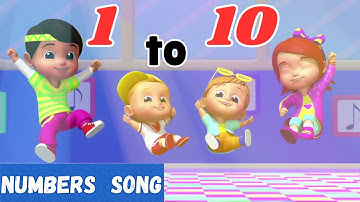 Learn Numbers 1 to 10 Sing | FUN Nursery Rhymes for Kids!