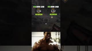 RTX 5090 vs RTX 4090 | DOOM: The Dark Ages 4K Ultra Performance 🔥 #shorts #rtx5090