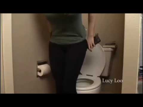 Girl pooping toilet#1