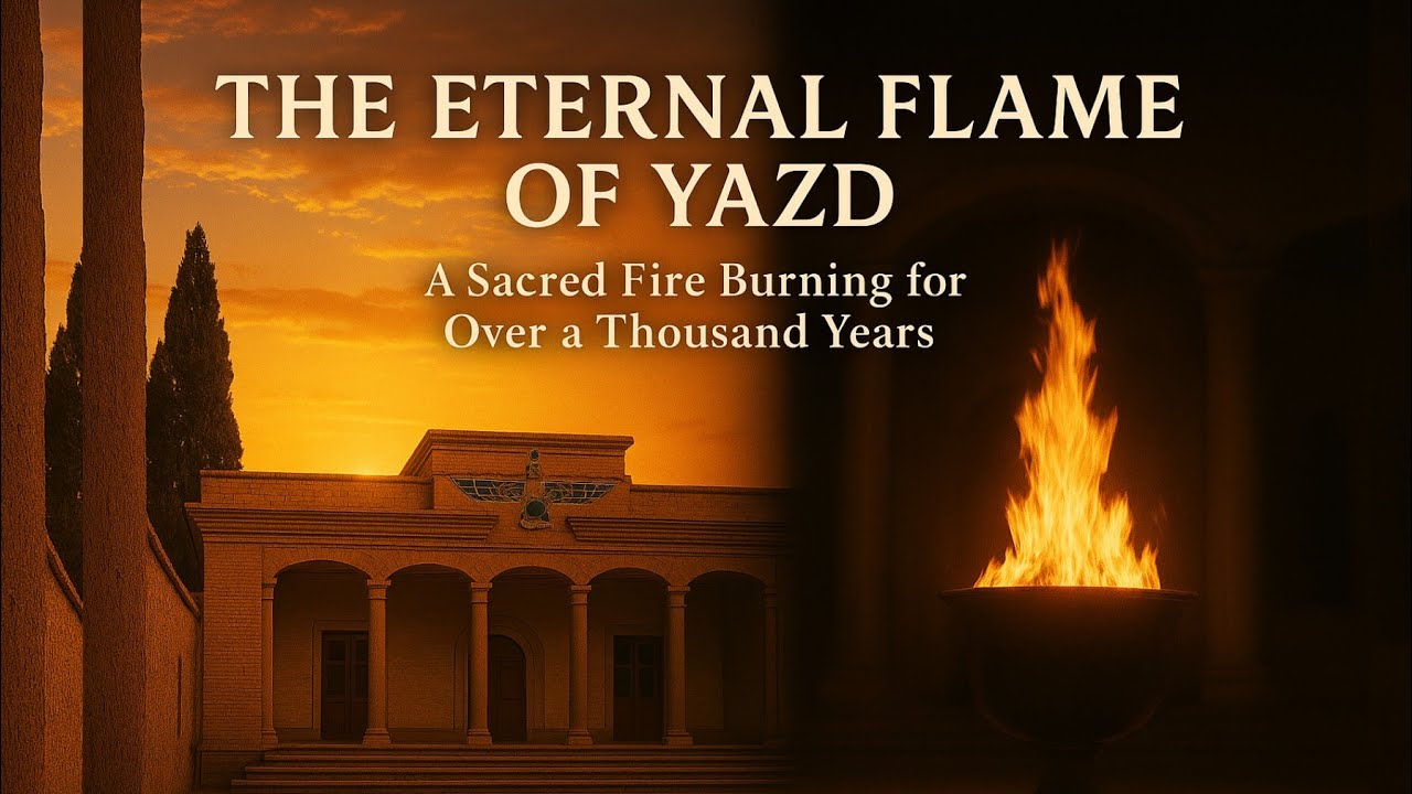 "Zoroastrian Fire Temple in Yazd | The Sacred Flame Burning for Over 1,500 Years"