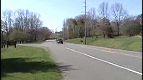 Example of Doppler Shift using car horn