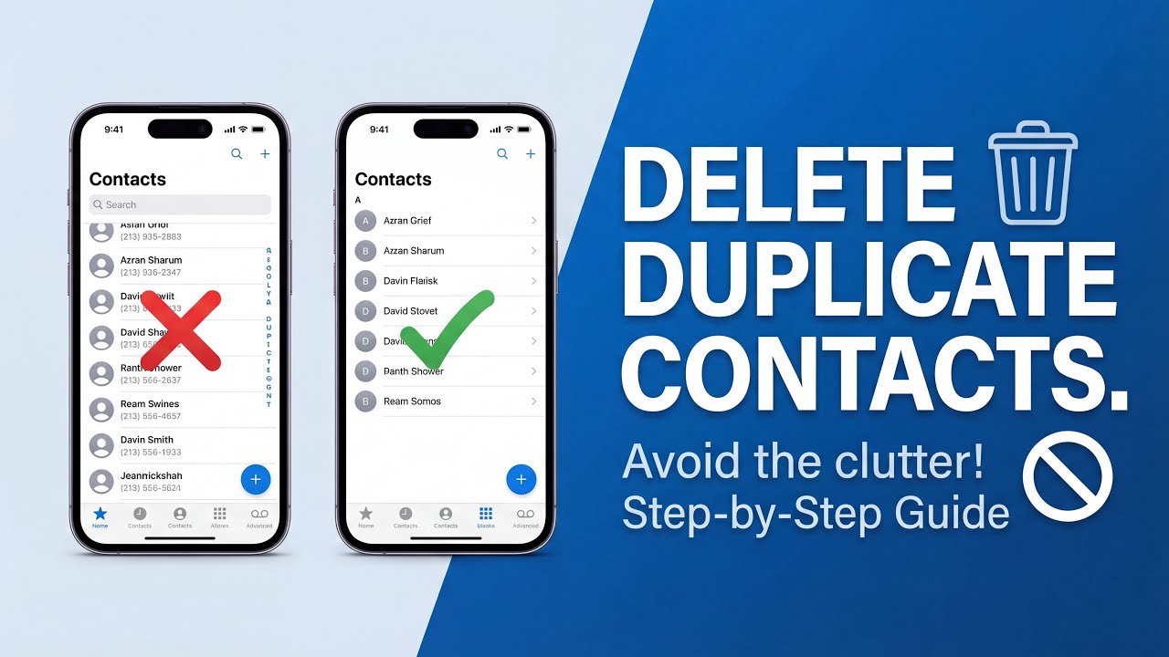 How to Remove Duplicate Contacts on iPhone