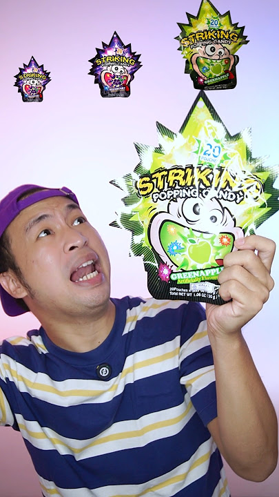 Eat Popping Candy Small, Medium, Large✨ #asmr #mukbang #eataccordingtoemoji #candy