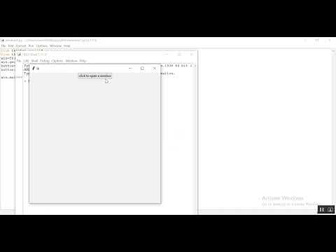 Python open a new window
