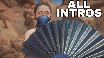 MORTAL KOMBAT 11 Kitana All Intro Character Dialogues MK11