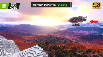 What they just added is pretty cool | Immersive Aircraft | Distant Horizons + ReTerraForged