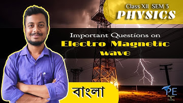 🔥 Electromagnetic Waves Most Important Questions | Class 12 Physics Sem 3