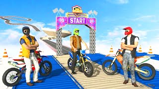 Ramp Bike Stunts 2020 😛🏍️ || Stunt Bike Racing Master 👨‍🏫 || KK Driving Games screenshot 5