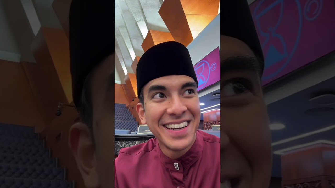 Syed Saddiq di Parlimen Menunggu Giliran Untuk Berucap 