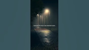 The Poetry of Rain: Emotions in Every Drop