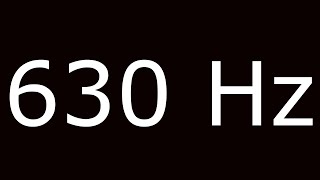 630 Hz Frequency Test