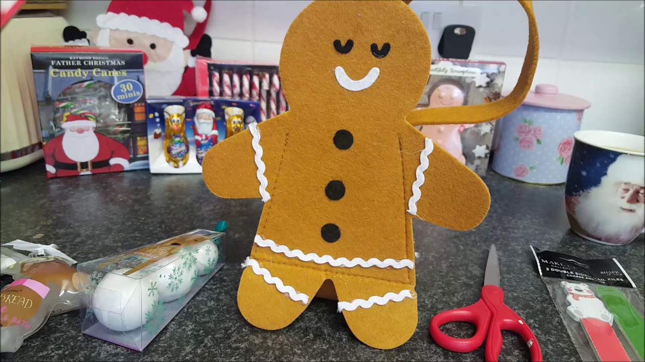 Lets Make Christmas Goodie bags with contents from poundland and