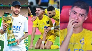 Ronaldo CRYING after Al-Nassr Defeat by Al-Hilal in King Cup Final | Neymar Reacts