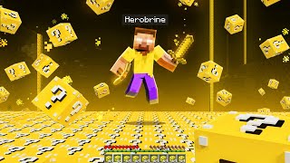 MINECRAFT But The Entire Nether is LUCKY BLOCKS