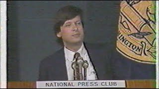 Dave Barry National Press Club Press Conference 1988 (incomplete) RARE 80s TV FOOTAGE