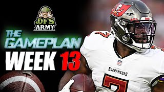 Geek's NFL DFS Week 13 FanDuel and DraftKings Player Picks, Betting Angles and Cores
