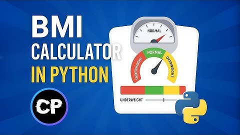 How to build an EASY BMI Calculator using Python!