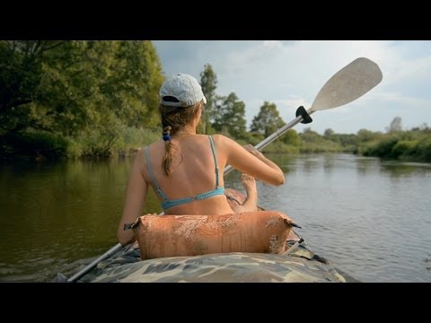 Лето, Беларусь, Байдарка / Wild Belarus travel - Река Случь, Налим 300, Canoe Kayak - nikon D5200