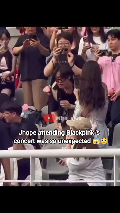 Jhope attending Blackpink concert 😱🤯 #jhope #fypviralシ #ytshorts #deadline @BLACKPINK