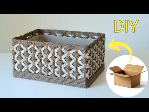 ROPE ORGANIZER DIY / Amazing Craft Idea ♻️😍