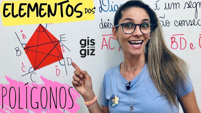 POLÍGONOS  GEOMETRIA PLANA \Prof. Gis/ #01 