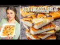 EASY KETO FOCACCIA BREAD! How to Make Keto Focaccia Bread! ONLY 1 NET CARB!