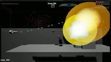UE5 Shmup Dev.07 - Large enemies with big screen shakes and large radial damage