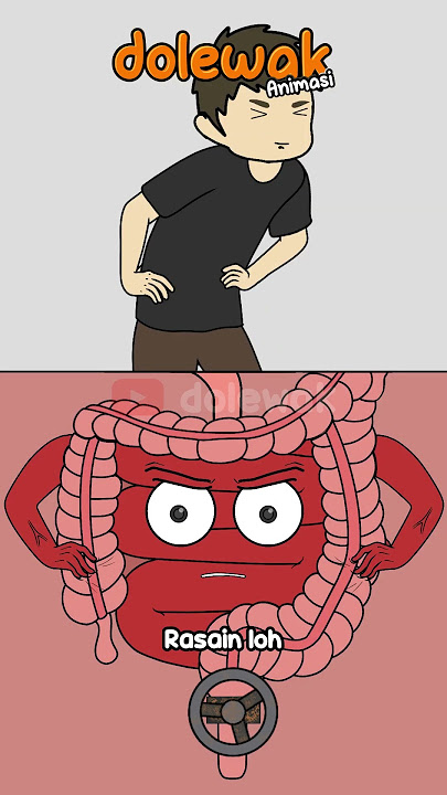 Penyebab Sembelit - Animasi Dolewak