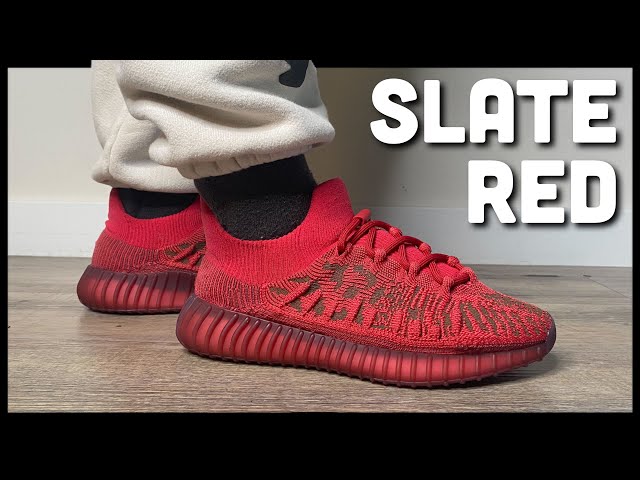 yeezy 350 slate red