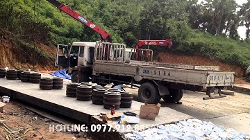 Lắp cân điện tử 60 tấn tại yên bái- Đo Lường Tân Phát sản xuất