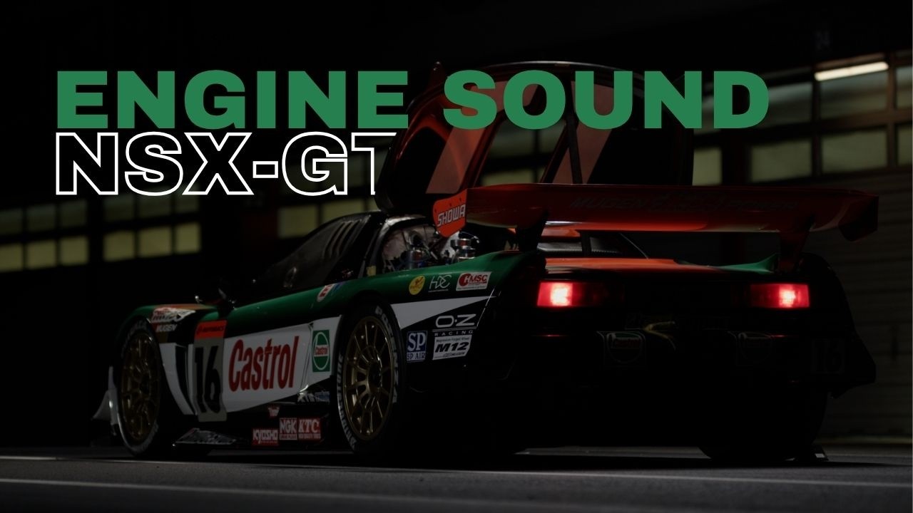 Honda Engine Sound】NSX-GT (2000) ｜Pure Sound｜SUPER GT - YouTube