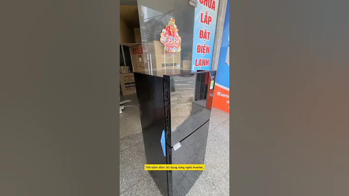 Tủ lạnh aqua inverter aqr-t220fa dung tích 186 lít màu đen bóng khui thùng review.