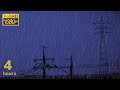 激しい雨の音でリラックスする４時間 / Relax with heavy rain sound for 4 hours