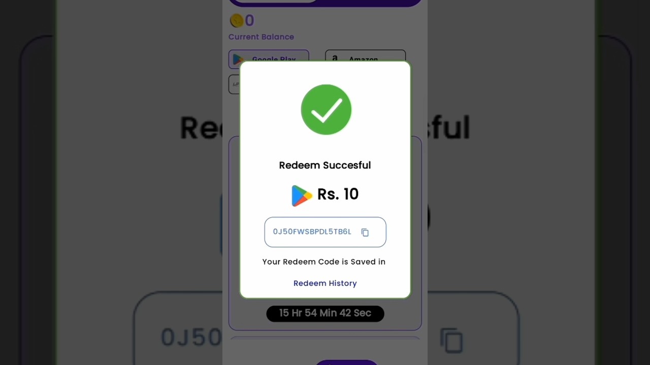 New🔥 Best Redeem Code Earning App👈 