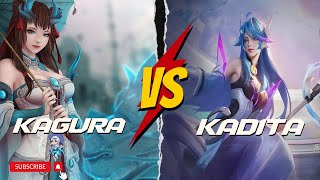 Mythical Glory Kagura vs Kadita , sub wanted to 1vs1