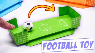 Легкая футбольная игрушка-оригами || Движущиеся бумажные игрушки: футбол, лопни