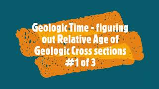 Geologic Time Part 1 of 3: Cross Sections and Relative Geologic Time